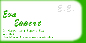 eva eppert business card
